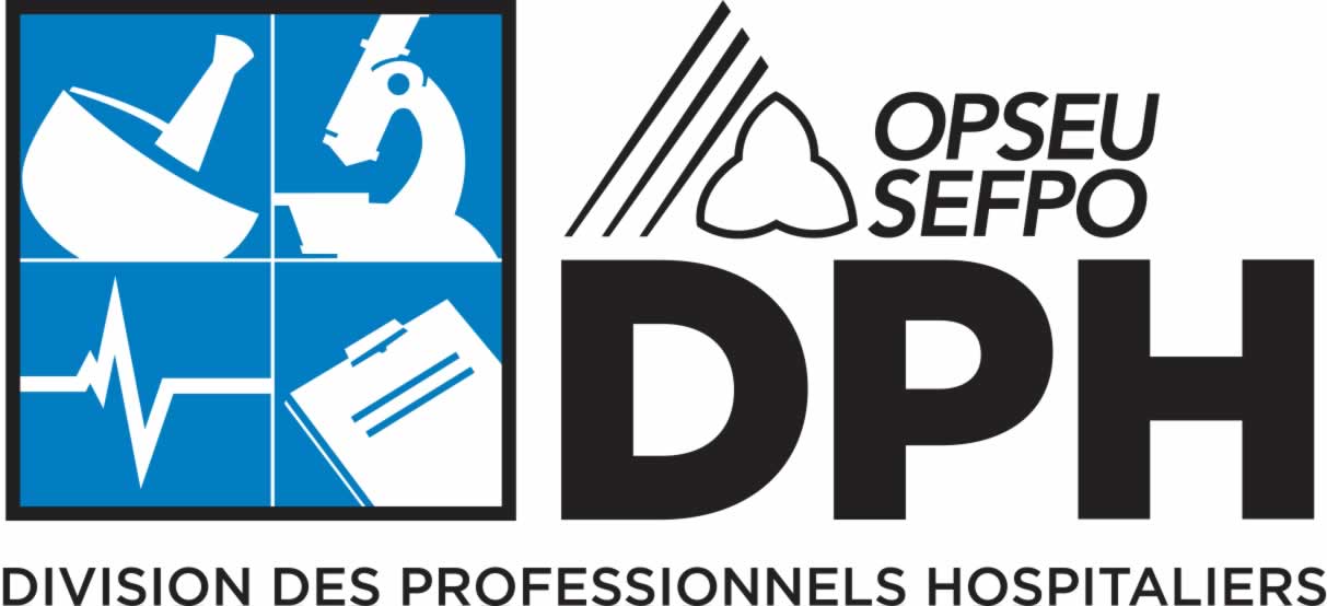 OPSEU SEFPO DPH. Division des professionnels hospitaliers.
