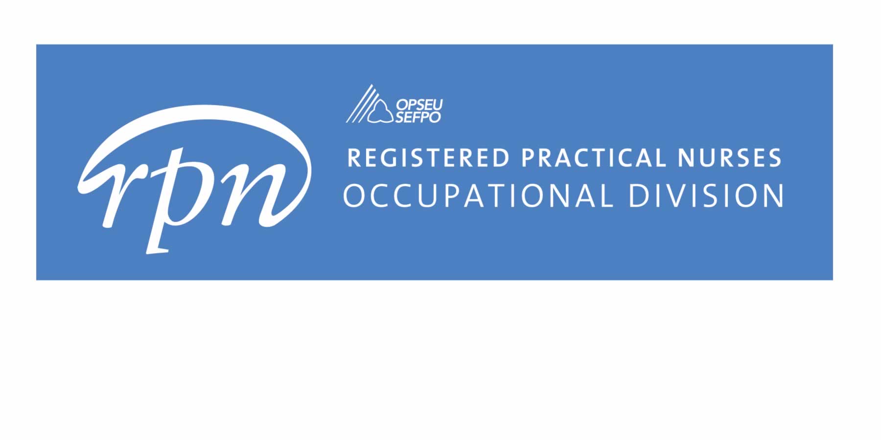 Registered practical nurses occupational division