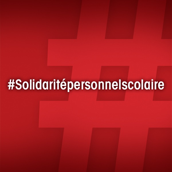 #Solidaritepersonnelscolaire