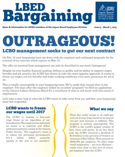 LBED Bargaining Bulletin Issue 3