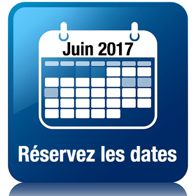 Réservez les dates- Juin 2017