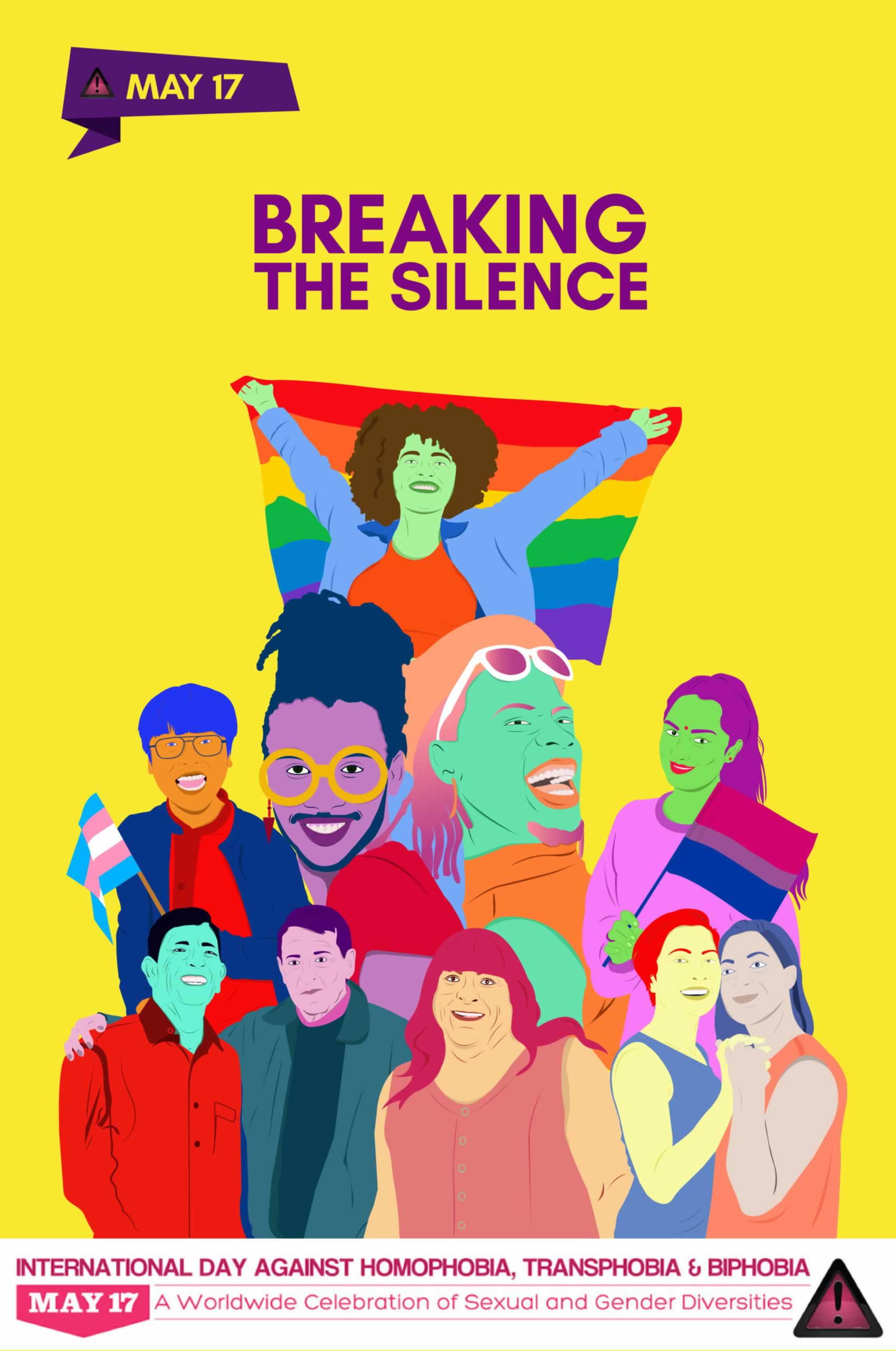 International Day against Homophobia, Transphobia and Biphobia: May 17 A worldwide celebration of Sexual and Gender Diversities