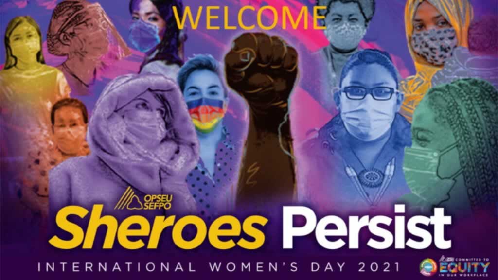 Sheroes Persist. International Women's Day Collage