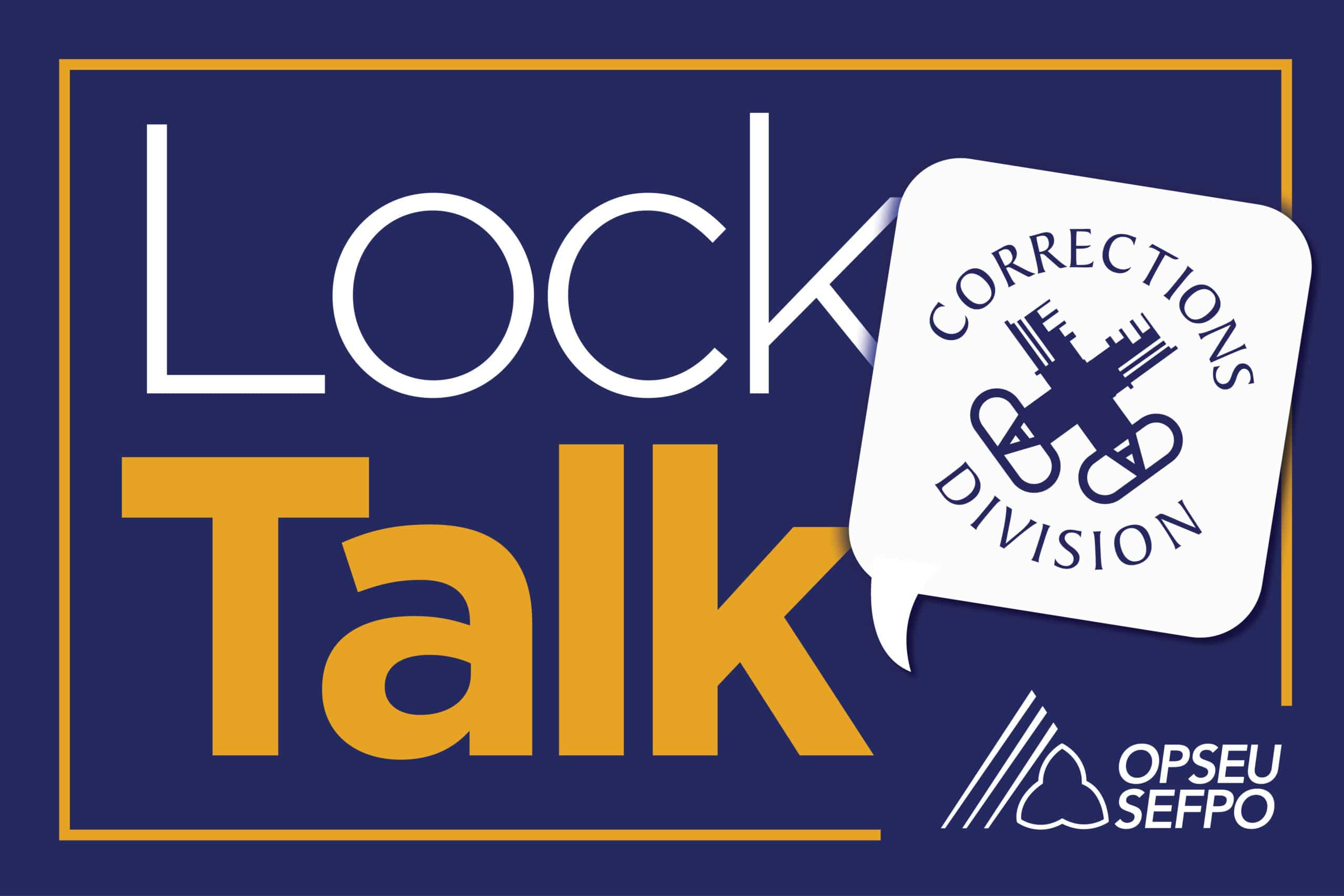 The LockTalk image. Corrections Division