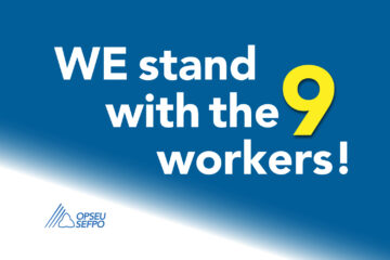 We stand with the 9 workers!